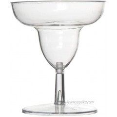 Fineline Settings Tiny Temptations Clear Two Piece 2 Oz. Tiny Toasts-Margarita Glass 120 Pieces