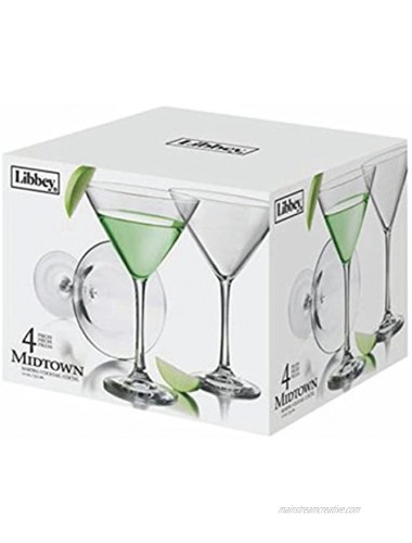 Libbey 13-Ounce Midtown Margarita Glass Clear 4-Piece