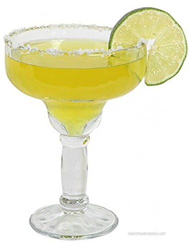 Margarita Glass Yucatan Style Set of 2-13.5oz Uniquely Shaped Thick Stems An Elegant Appeal! Their Bold Sombrero-Inspired Shape Takes You South-of-the-Border. Sturdy Glasses are a Classic Choice 2