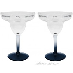 NFL San Diego Chargers 2 Pack Margarita Glass