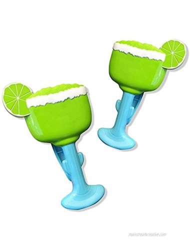 O2COOL Margarita BocaClips Beach Towel Holders Clips Set of Two Beach Patio or Pool Accessories Portable Towel Clips Chip Clips Secure Clips Assorted Styles