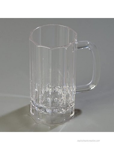 Carlisle 4396507 Lexington Plastic bar Mug Polycarbonate Clear