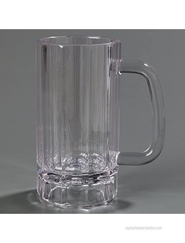 Carlisle 4396507 Lexington Plastic bar Mug Polycarbonate Clear
