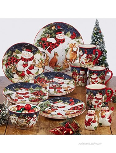 Certified International Magic of Christmas Santa 16 oz. Mugs Set of 4 4 Count Pack of 1 Multicolored