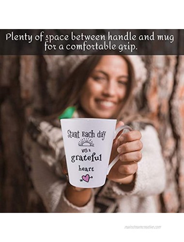 Coffee Mugs Set of 4 | Inspirational Gifts for Women | Motivational Quotes | Unique Coffee Cups with Positive Sayings to Brighten Your Day | Birthday Gifts for Mom