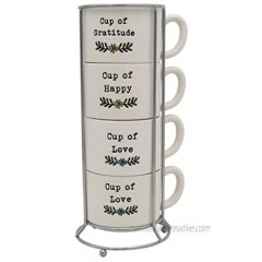 DEI 11903 Happy Home Mug set 14 oz Mulitcolor
