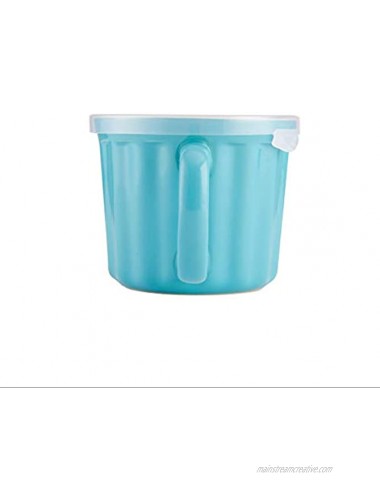 Farberware Baker's Advantage Ceramic Soup Mug with Lid 1 Count Pack of 1 Teal