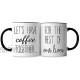 Lets Have Coffee Together For The Rest Of Our Lives Coffee Mug Set Engagement Gifts for Couples Mr and Mrs Wedding Gift for Couple Unique Bridal Shower Engaged Bride and Groom Couples Mugs
