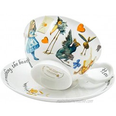 Tea Cups London Alice In Wonderland Cup And Saucer 210 ml 7 fl oz