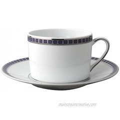 Bernardaud Athena Platinum Navy Tea Saucer Only