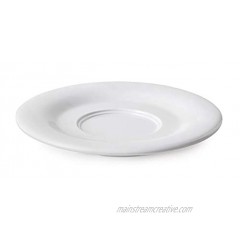 GET SU-2-DW Saucer For Coffee Cups and Mugs C-108 TM-1208 & TM-1308 5.5" Diamond White Set of 12