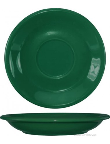 ITI 36-Piece Bistro Saucer Green