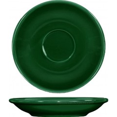 ITI CA-36-G 5-3 16-Inch 36-Piece Cancun After Dinner Saucers Green