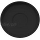 Rattleware Cremaware 7-Inch Saucer Black Set of 6