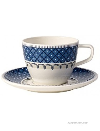 Villeroy & Boch Casale Blu Tea Cup 8.5 oz White Blue