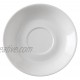 Yanco PS-2 Saucer 5.625" Diameter Porcelain Bone White Pack of 36