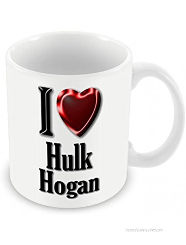 Chalkhill Printing Company CP 217 Actor Mug-I Love Hulk Hogan