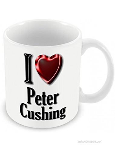 Chalkhill Printing Company CP 226 Actor Mug-I Love Peter Cushing