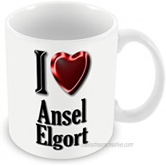 Chalkhill Printing Company CP 455 Actor Mug-I Love Ansel Elgort