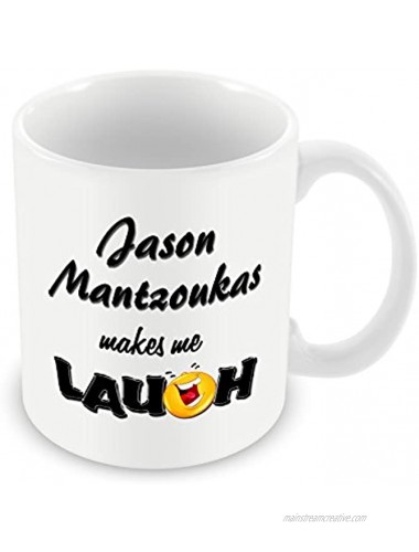 Chalkhill Printing Company CP Comedian 0614 Funny Mug-Jason Mantzoukas Makes me Laugh