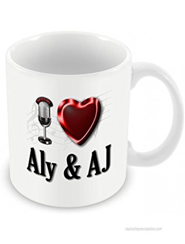 Chalkhill Printing Company CP PopBand 095 Pop Group Mug-I Love Aly & AJ
