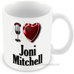 Chalkhill Printing Company CP PopFemale_004 Pop Artist Mug Female -I Love Joni Mitchell