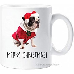Christmas Frenchie Mug Merry Christmas Pet Present French Bull Dog Mum Dad