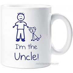 Dog I'm The Uncle Mug Family Present New Daddy New Baby Gift Cup Ceramic Pet