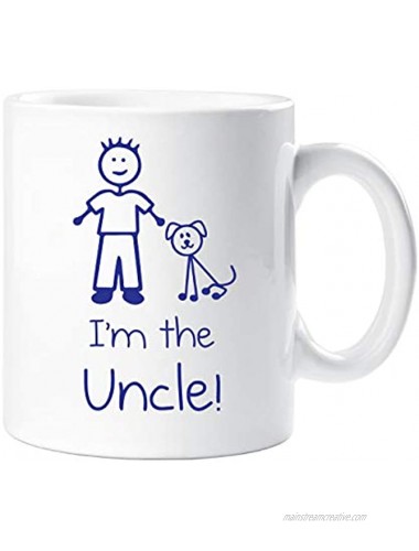 Dog I'm The Uncle Mug Family Present New Daddy New Baby Gift Cup Ceramic Pet