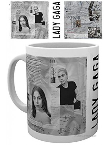 GB eye MG2420 LTD Lady Gaga Notes Mug Ceramic Various 15 x 10 x 9 cm