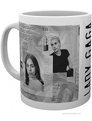 GB eye MG2420 LTD Lady Gaga Notes Mug Ceramic Various 15 x 10 x 9 cm