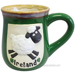 Ireland Sheep Ceramic Pottery Mug