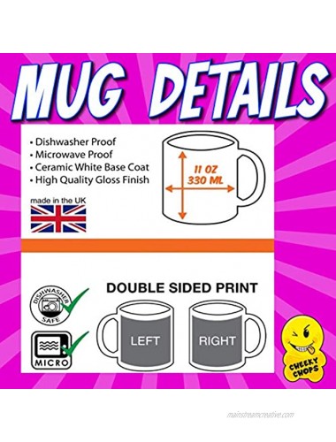 Marmite Gobshite Cheeky Chops Novelty Gift Mug Birthday Gift for Him Her Mug Joke Humour CMUG08