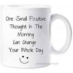 One Small Positive Thought In The Morning Inspirational Mug Gift Cup Ceramic Present