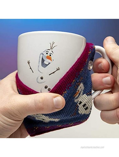 Paladone Olaf Cosy Mug | Official Frozen Licensed Collectable | Ideal for Kitchens Office & Home | Unique & Super Fun Way of Drinking Your Favourite Beverage Multi-Colour 1 Count Pack of 1