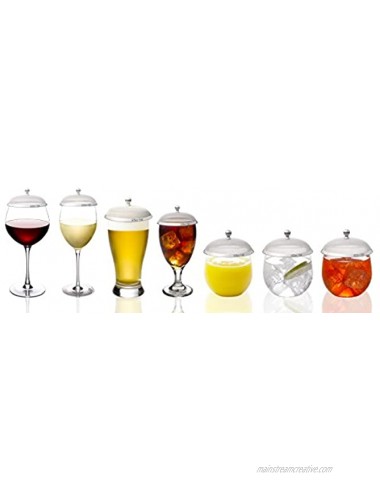 BevHat Couples Pack 2 BevHats Total Wine Glass Cover. Keep The Bugs Out!