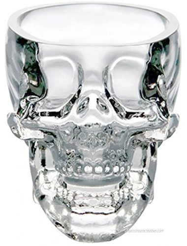 Glow Castle Creative skull glass creative skull cup vodka spirits cup glass new Crystal Skull cup 300ML