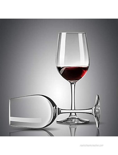 PARACITY Wine Glasses Crystal Clear Glass Long Stem Wine Glass for Red and White Wine 10 OZ Set of 2