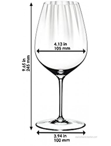 Riedel Performance Cabernet Merlot Wine Glass 2 Count Pack of 1