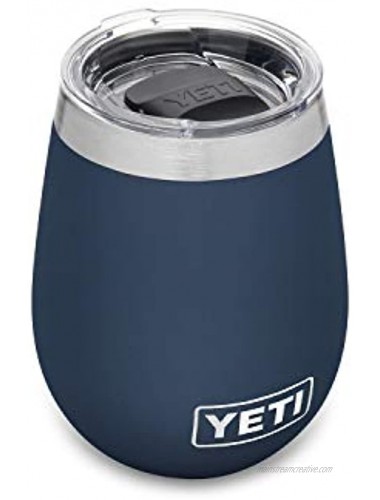 YETI Rambler 10 oz Wine Tumbler Vacuum Insulated Stainless Steel with MagSlider Lid Navy