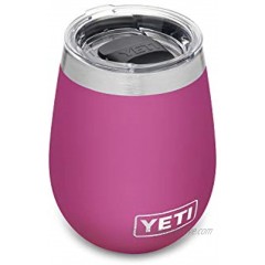 YETI Rambler 10 oz Wine Tumbler Vacuum Insulated Stainless Steel with MagSlider Lid Prickly Pear