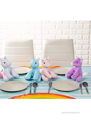 Juvale 3-Pack Rainbow Plastic Tablecloth Rectangle 54 x 108 Inch Disposable Table Cover Fits Up to 8-Foot Long Tables Unicorn Fantasy Themed Decorations Rainbow Party Supplies 4.5 x 9 Feet