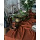 Table Runner 30x135 inches Cheesecloth Tablecloth Set for Romantic Wedding Rustic Boho Style Natural Cotton Elegant Decor Terracotta