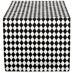 DII Cotton Table Runner for for Dinner Parties Weddings & Everyday Use 14x72" Harlequin
