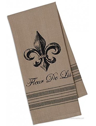 DII Jacquard Kitchen Collection Dish Towel Set French Grain 3 Piece