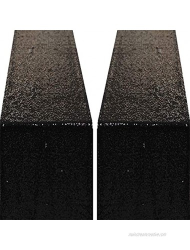 KNGKILQN Black Sequin Table Runner 2PCS 12x110inch Glitter Black Table Runner Sequined Decoration for Party Banquet Birthday Wedding Baby Shower