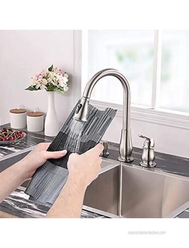 Aofmee Placemats Placemats for Dining Table Set of 6 Heat Resistant Place Mats Washable PVC Table Mats Woven Vinyl Plastic Placemats Non-Slip Stain Resistant Kitchen Table Placemats Easy to Clean