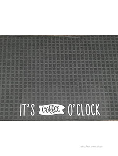 Coffee Maker Mat for Coffee Bar Accessories and Coffee Decor: Great for Kitchen Coffee Station