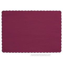 Creative Converting Burgundy Red Paper Placemats