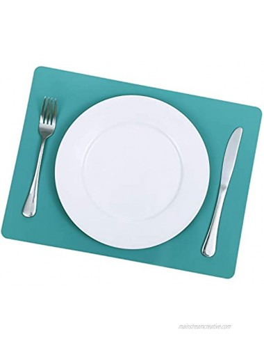 SHACOS Silicone Placemat Set of 4 Non Slip Washable Dining Table Mat Baking Mat